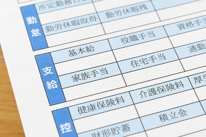 基本給・手当・賞与を解説